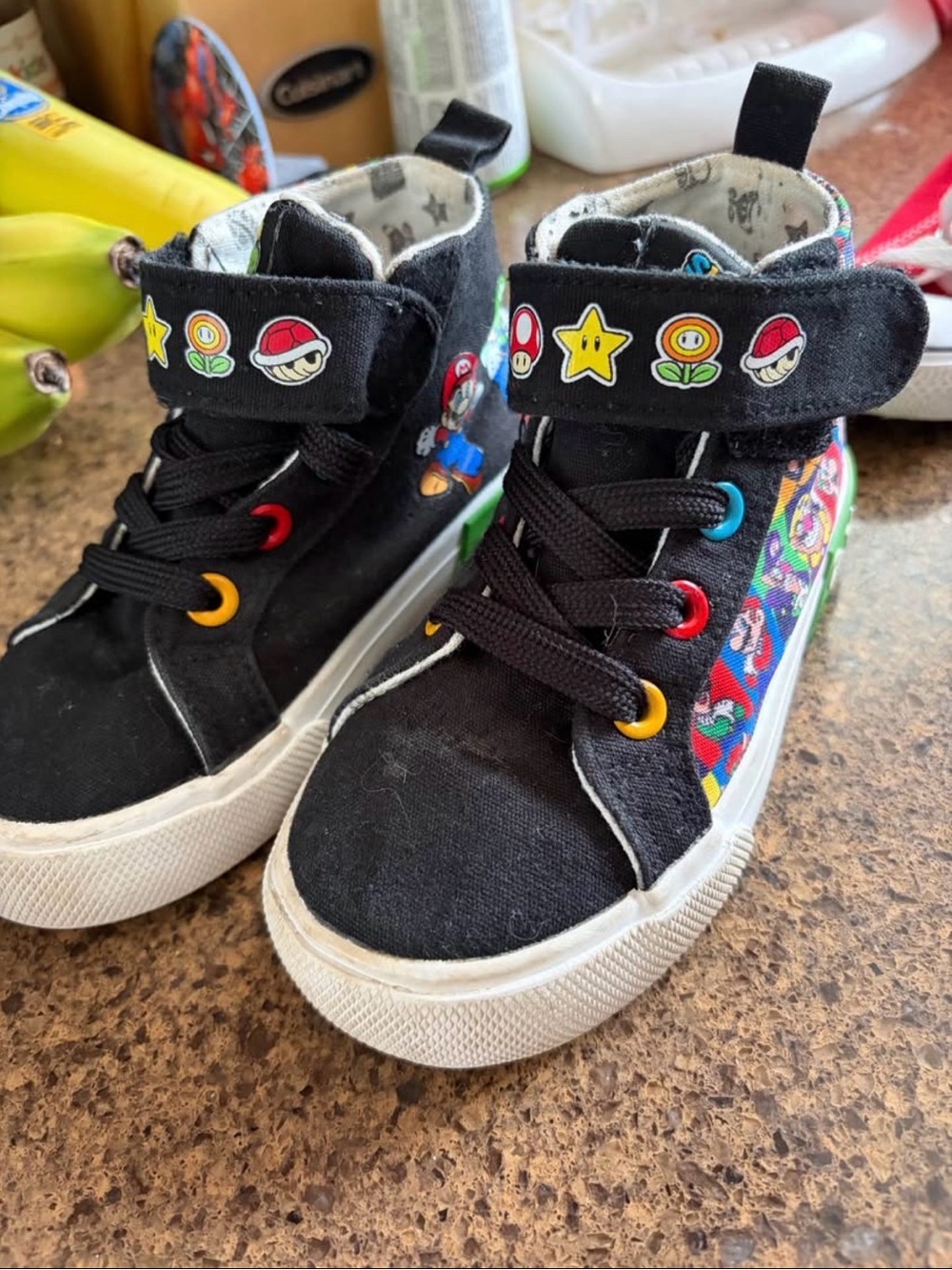 Super Mario Ground Up | High Top Sneakers | Toddler 9